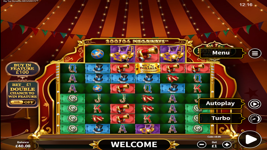Big Top Bonanza Megaways Slot - partycasino-spain