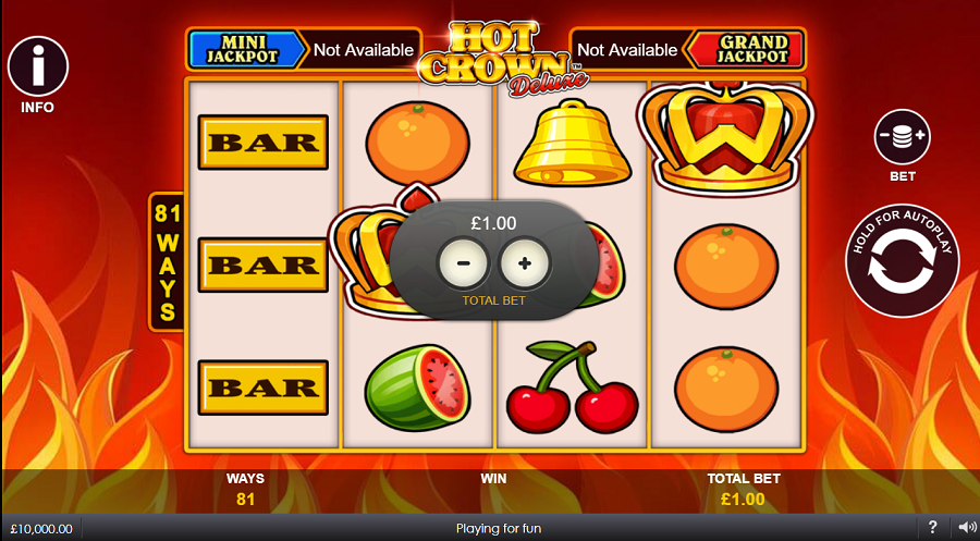 Hot Crown Deluxe Slot - partycasino-spain