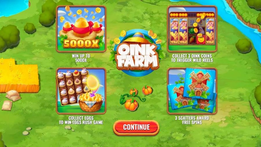 Oink Farm Feature Symbols - partycasino-spain