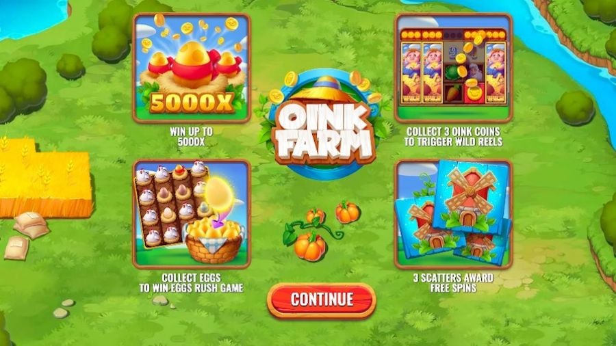 Oink Farm Feature Symbols - partycasino-spain