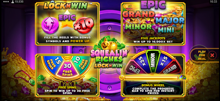 Squealin Riches Slot - partycasino-spain
