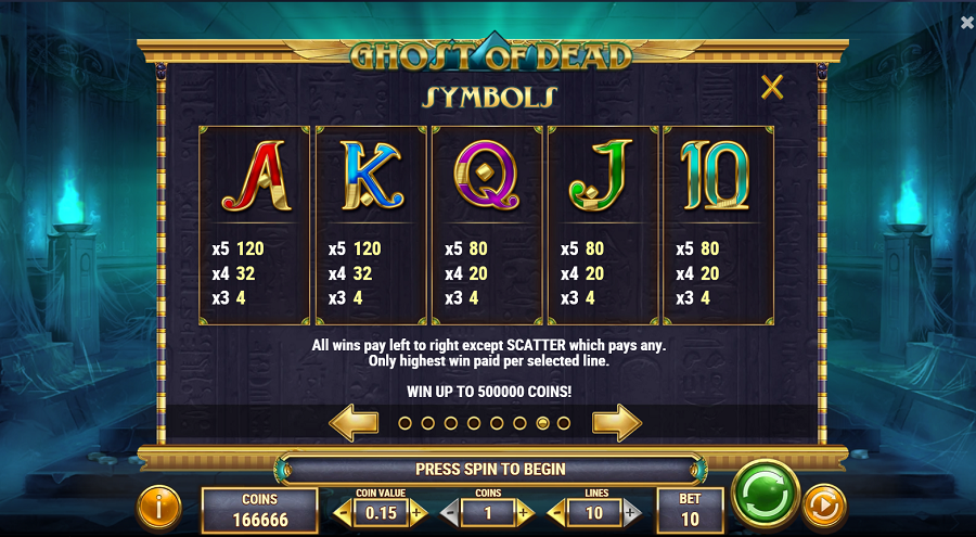 Ghost Of Dead Feature Symbols 2 - partycasino-spain