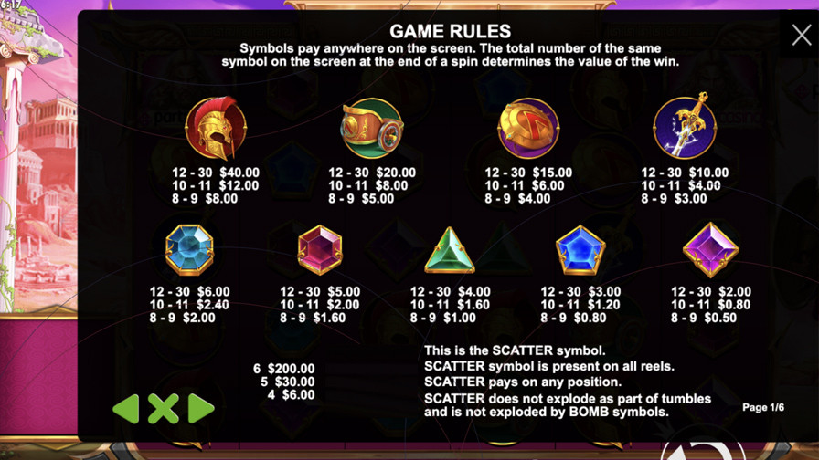 Sword Of Partycasino Symbols - partycasino-spain