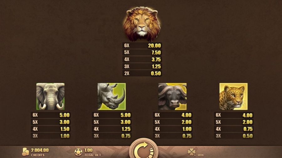 Lion Strike Feature Symbols Eng - partycasino-spain