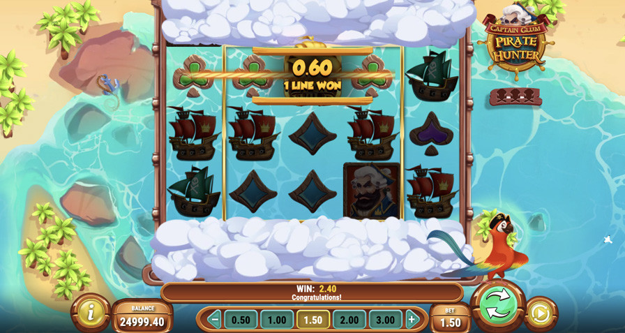 Captain Glum Pirate Hunter Slot - partycasino-spain