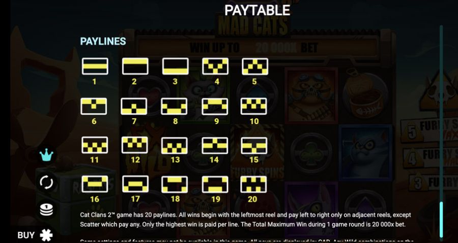 Mad Cat Clans 2 Symbols Eng - partycasino-spain