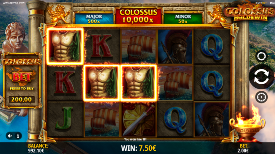Colossus Hold And Win Bonus - partycasino-spain