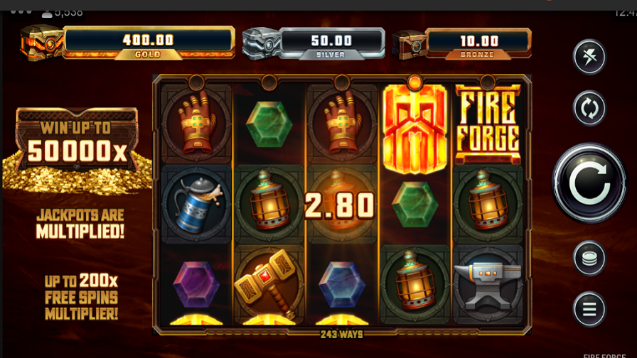 Fire Forge Bonus - partycasino-spain