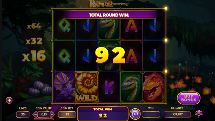 Raptor Doublemax Bonus - partycasino-spain
