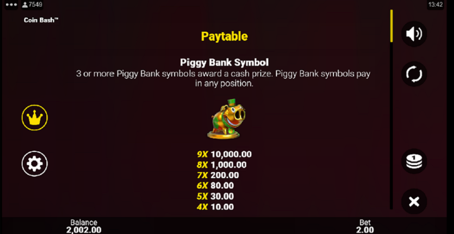 Coin Bash Feature Symbols - partycasino-spain