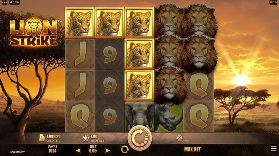 Lion Strike Bonus Eng - partycasino-spain