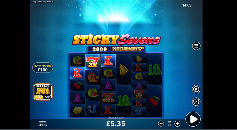 Sticky Sevens Megaways Bonus - partycasino-spain