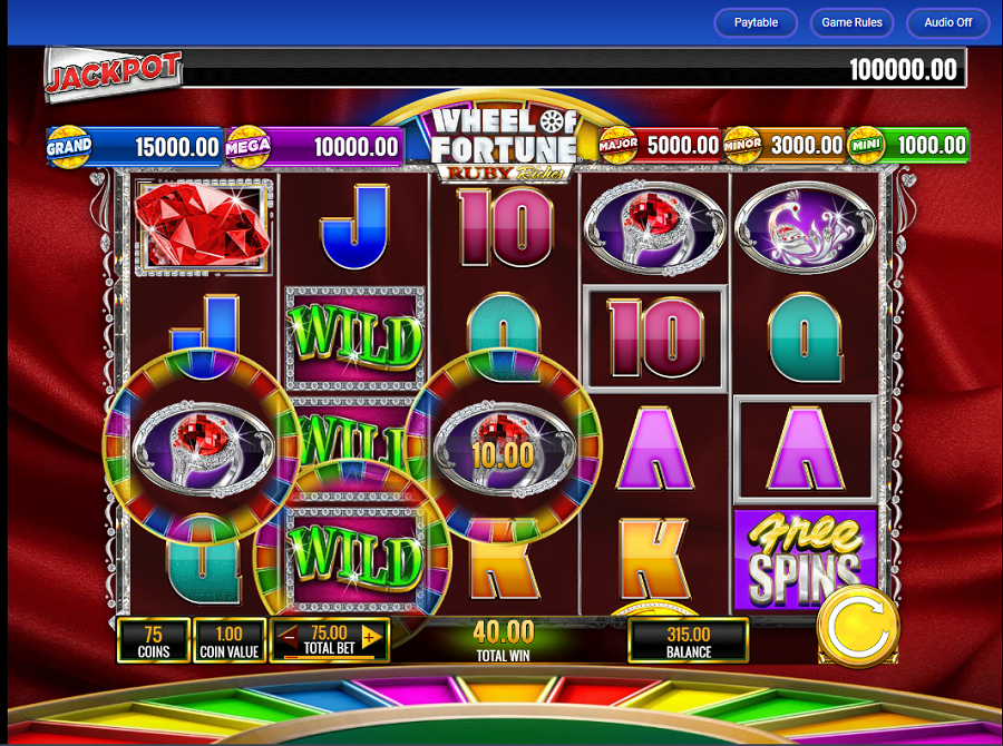 Wheel Of Fortune Ruby Riches Bonus - partycasino-spain