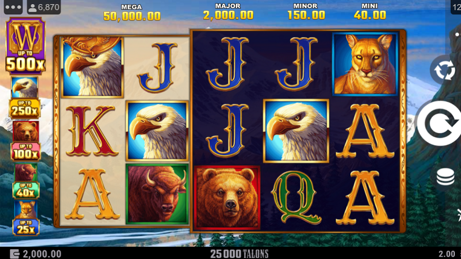 25000 Talons Slot - partycasino-spain