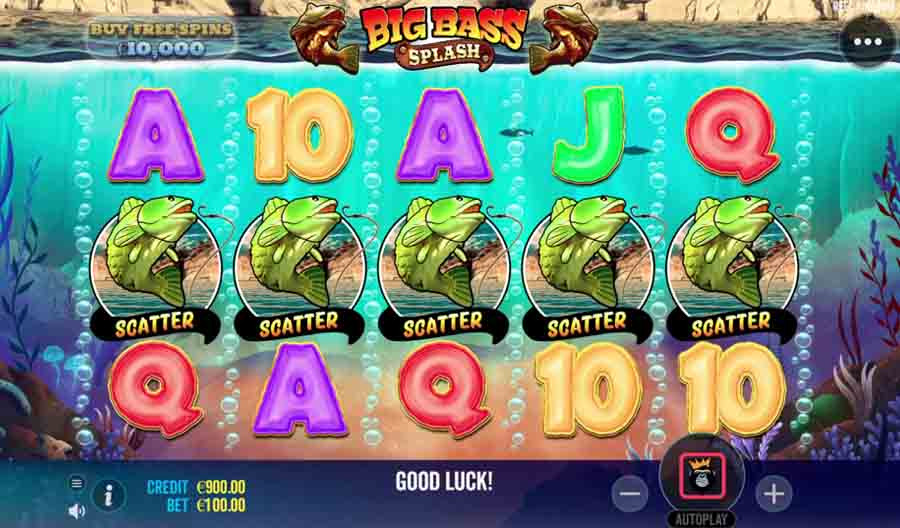 Big Bass Splash Scatter - partycasino-spain