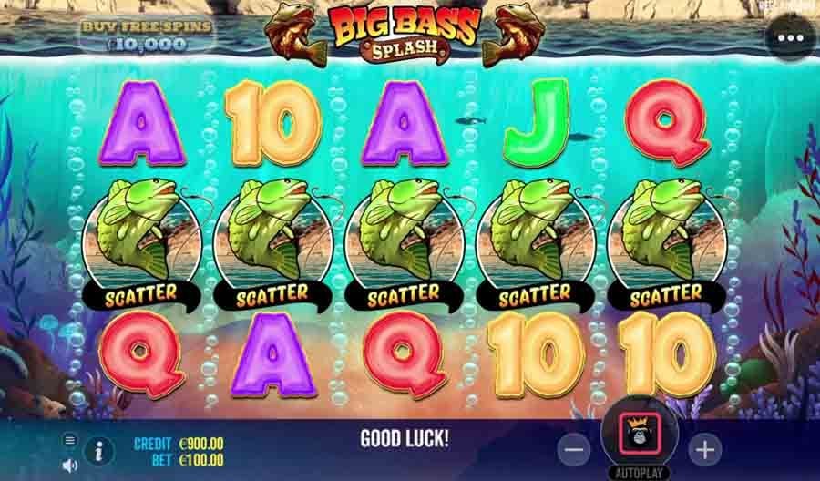 Big Bass Splash Scatter - partycasino-spain