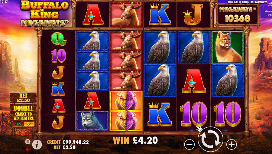 Buffalo King Megaways Bonus - partycasino-spain