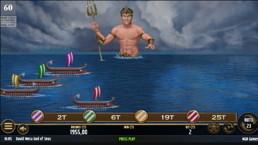 David Meca God Of Seas Bonus Mini Game - partycasino-spain