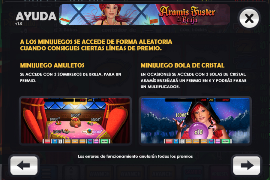 Aramis Fuster La Bruja Feature Symbols - partycasino-spain