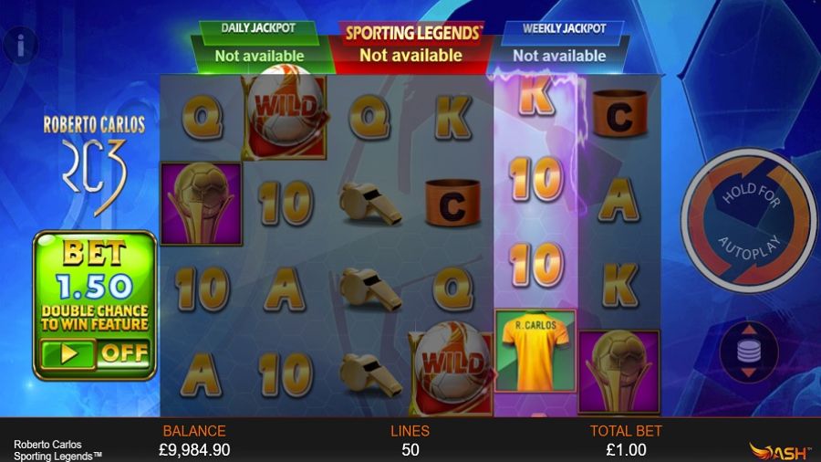 Sporting Legends Roberto Carlos Bonus Eng - partycasino-spain
