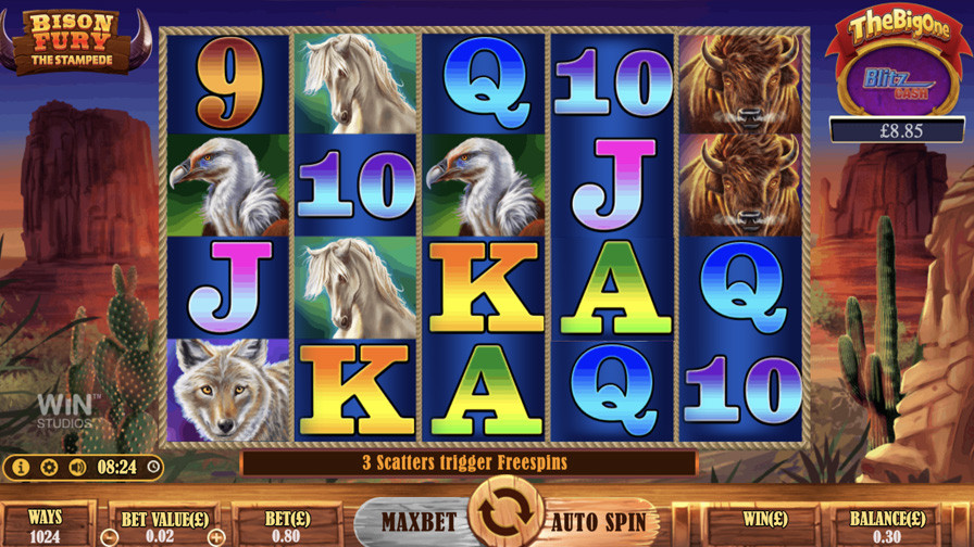 Bison Fury The Stampede Slot Eng - partycasino-spain