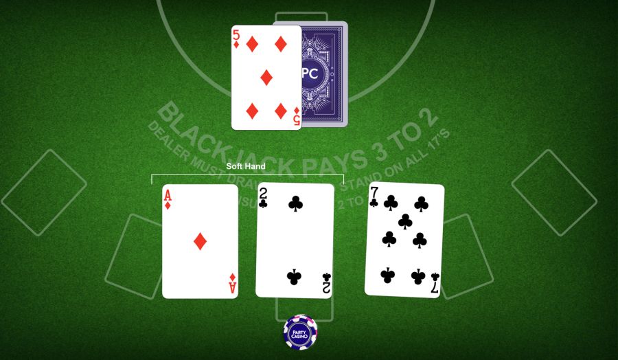 Blackjack Soft Hands - partycasino-spain