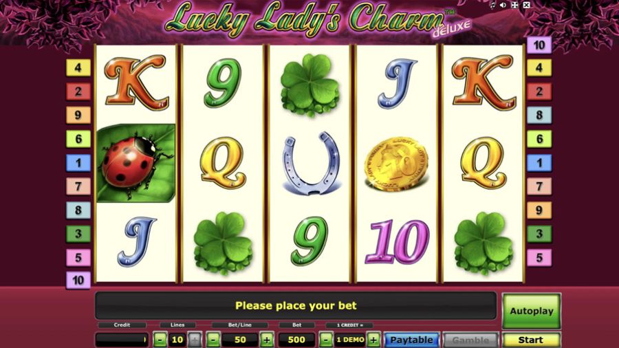 Lucky Ladys Charm Delux Slot Eng - partycasino-spain