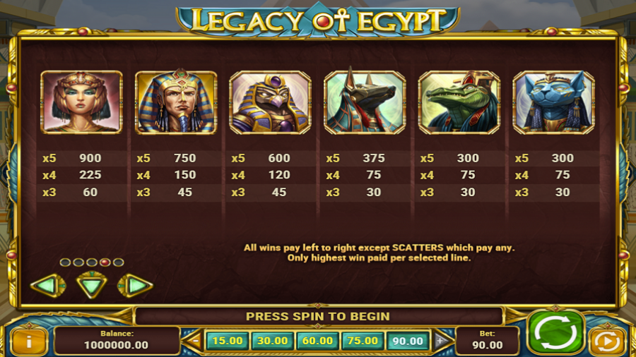 Legacy Of Egypt Feature Symbols Eng - partycasino-spain