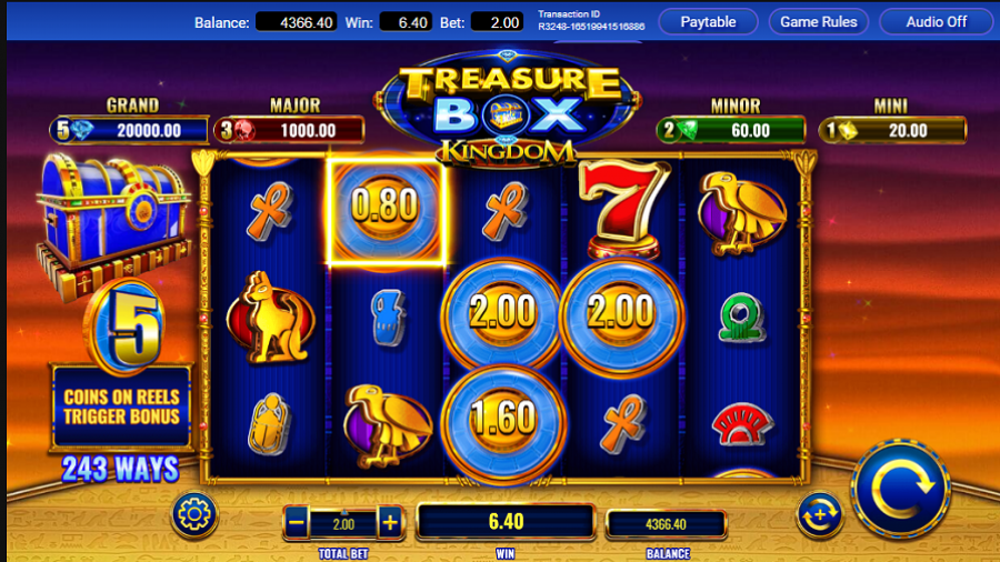 Treasure Box Kingdom Bonus - partycasino-spain