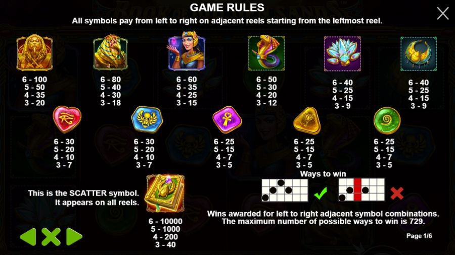 Book Of Golden Sands Feature Symbols Eng - partycasino-spain