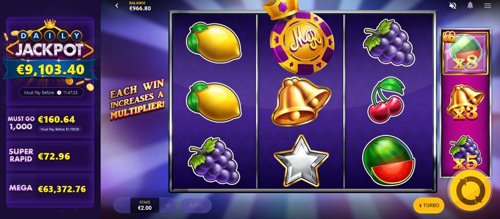 Mega Rise Bonus - partycasino-spain
