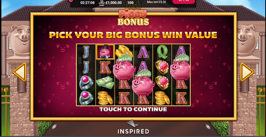 Big Piggy Bonus Slot - partycasino-spain