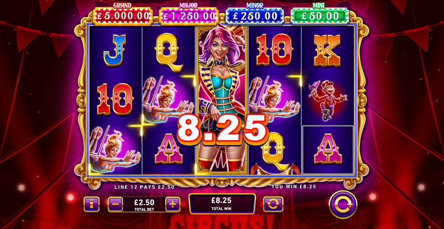 Mega Fire Blaze Big Circus Bonus - partycasino-spain