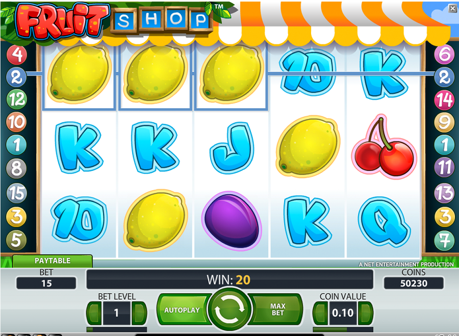 Fruit Shop Bonus - partycasino-spain
