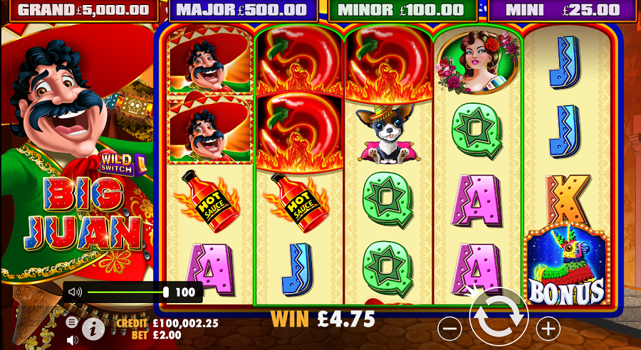 Big Juan Bonus - partycasino-spain