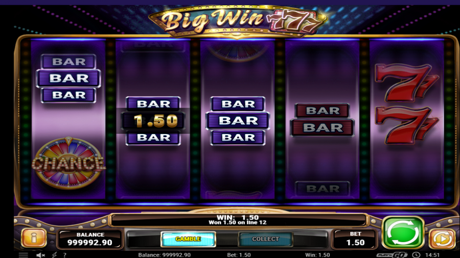 Big Win 777 Bonus - partycasino-spain