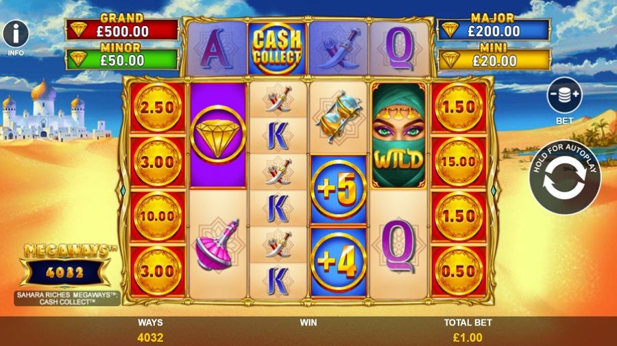 Sahara Riches Cash Collect Megaways Slot Eng - partycasino-spain