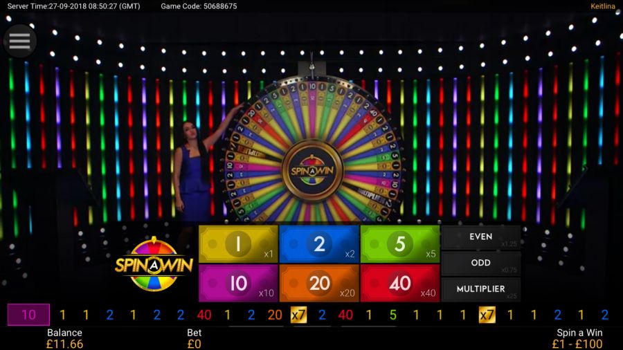 Spin A Win Live - partycasino-spain