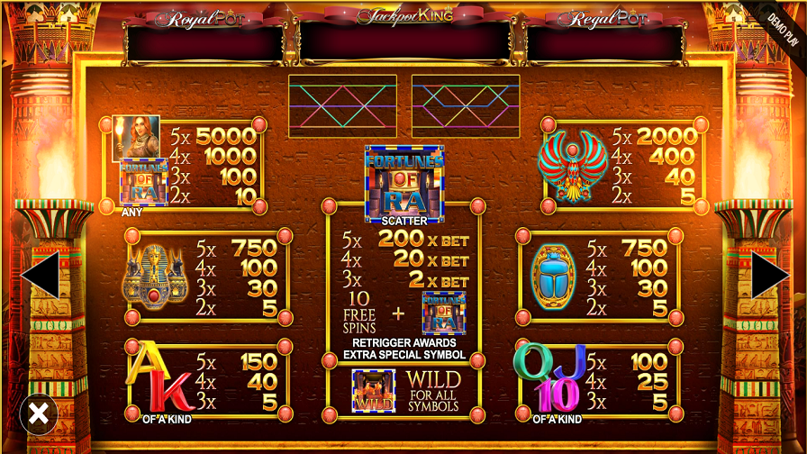 Fortunes Of Ra Feature Symbols - partycasino-spain