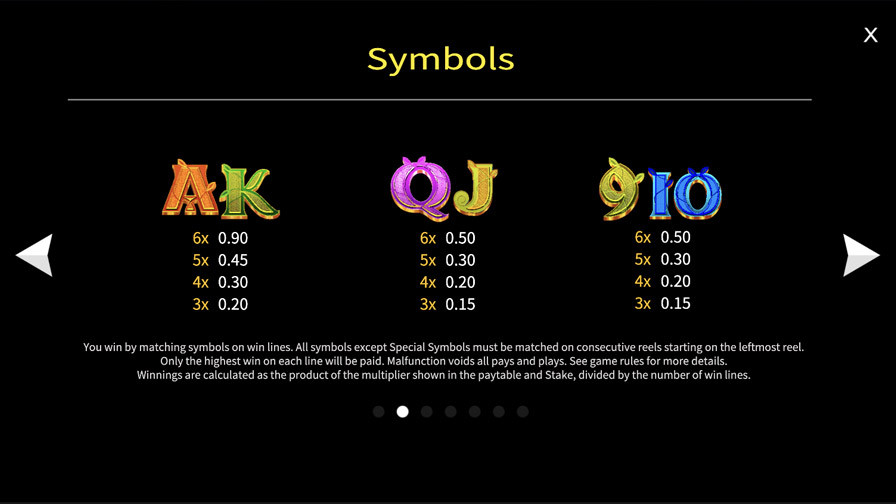 Super Rainbow Megaways Symbols Eng - partycasino-spain