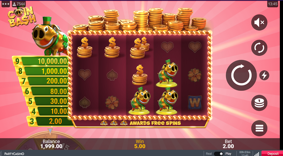 Coin Bash Bonus - partycasino-spain
