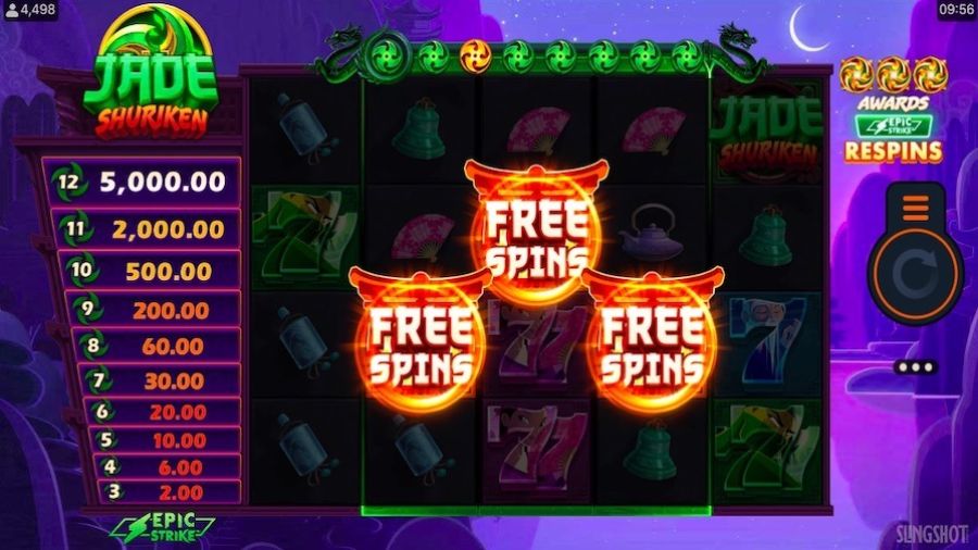 Jade Shuriken Bonus - partycasino-spain