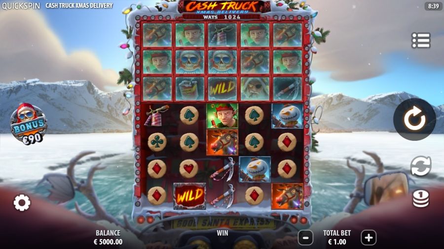 Cash Truck Xmas Delivery Slot Eng - partycasino-spain