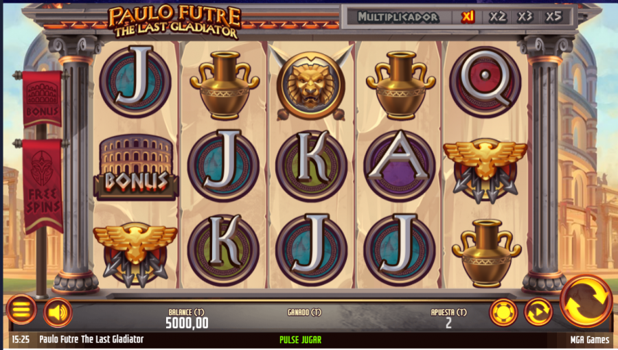 Paulo Futre The Last Gladiator Slot - partycasino-spain