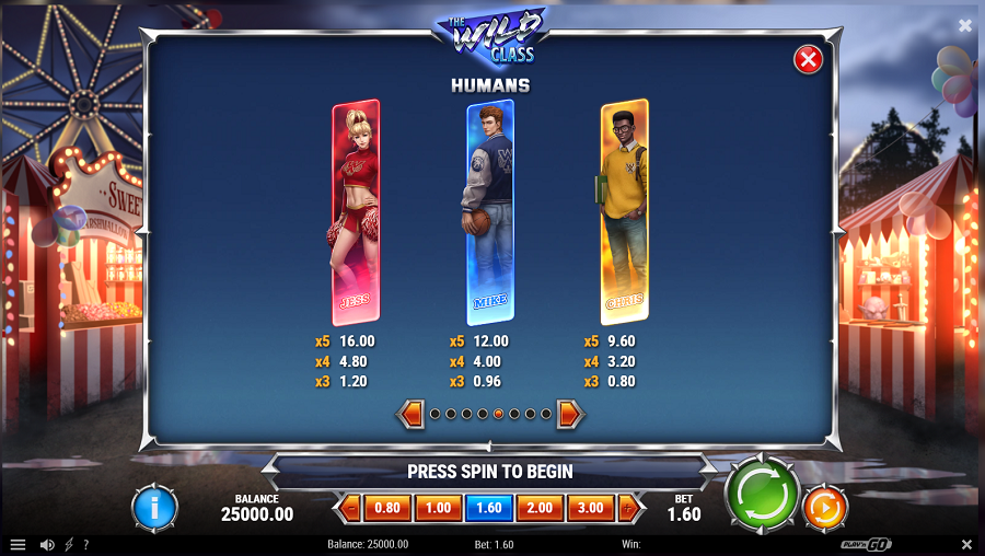 The Wild Class Feature Symbols - partycasino-spain