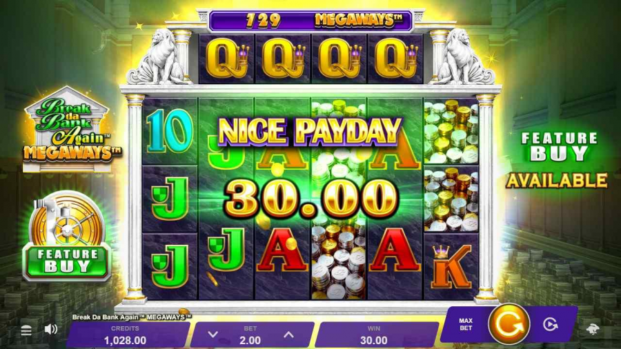Break Da Bank Again Megaways Base Game - partycasino-spain
