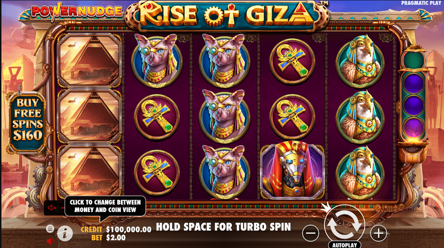Rise Of Giza Powernudge Slot - partycasino-spain