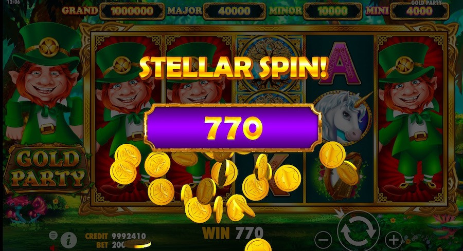 Gold Party Bonus Game - partycasino-spain