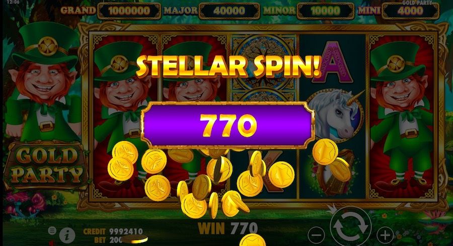 Gold Party Bonus Game - partycasino-spain