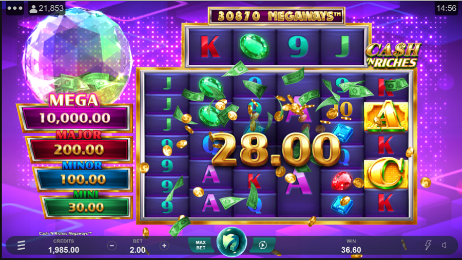 Cash N Riches Megaways Bonus - partycasino-spain